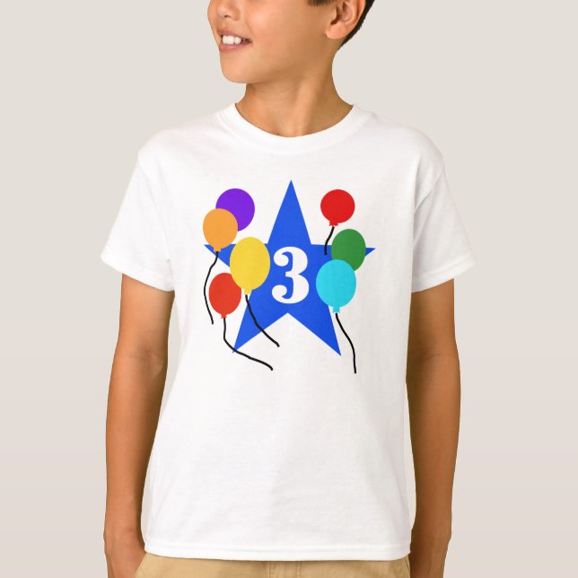 Star 3rd Birthday T-Shirt (Front)