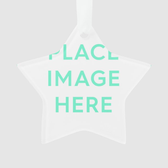 Star Acrylic Ornament (Front)