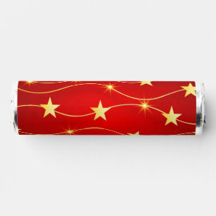 Star Adorned Ruby Red Pattern Breath Savers® Mints