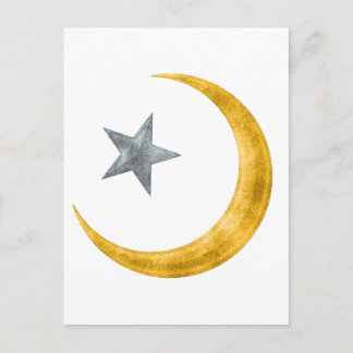 Star and Crescent Postcard