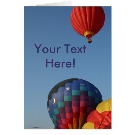 Star and Moon Balloons! Cards (Front)