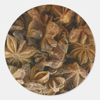 Star Anise Classic Round Sticker