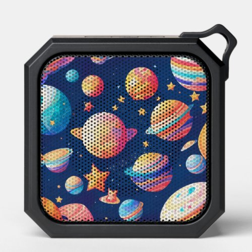 Star ans planets pattern bluetooth speaker