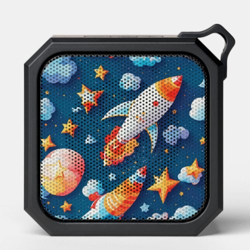 Star ans planets pattern bluetooth speaker