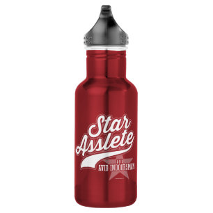 Star Asslete (Avid Indoorsman) Stainless Steel Water Bottle