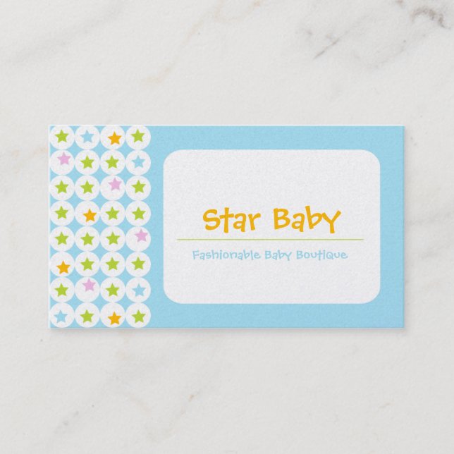 Star Baby Business Cards (Front)