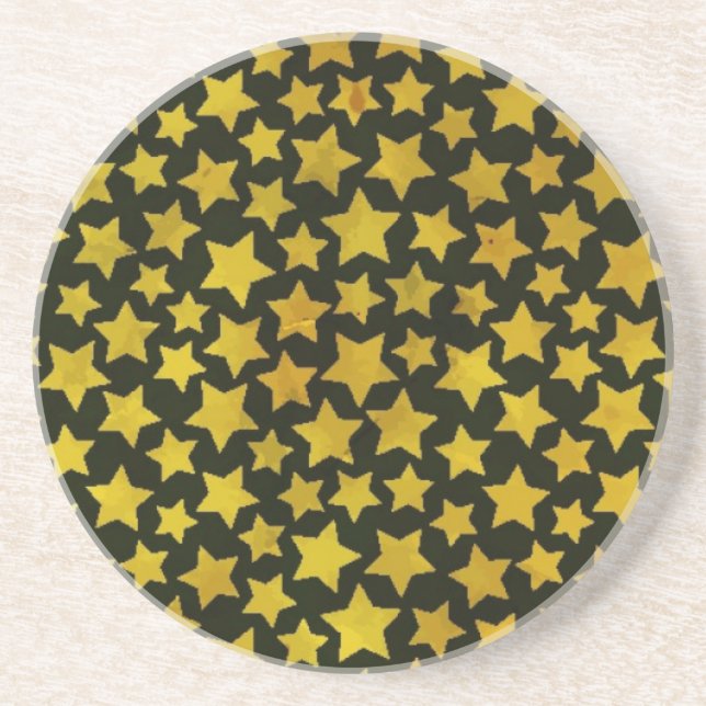 Star background drink coaster (Front)