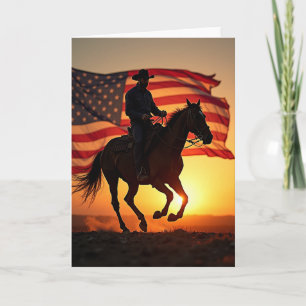 Star Banner Fathers Day Card