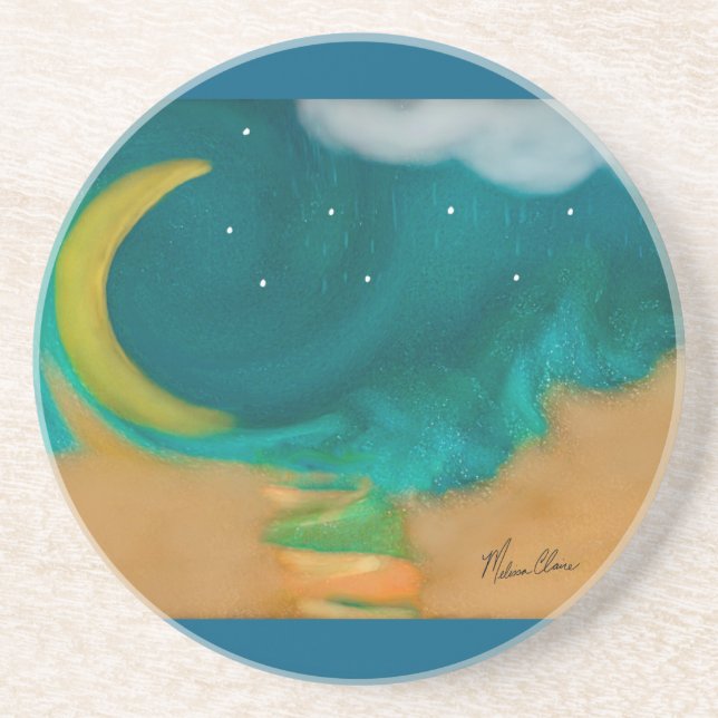 Star Bath (Sandstone) Coaster (Front)