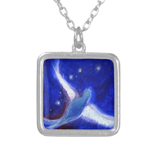 Star Bird 2012 Silver Plated Necklace (Front)