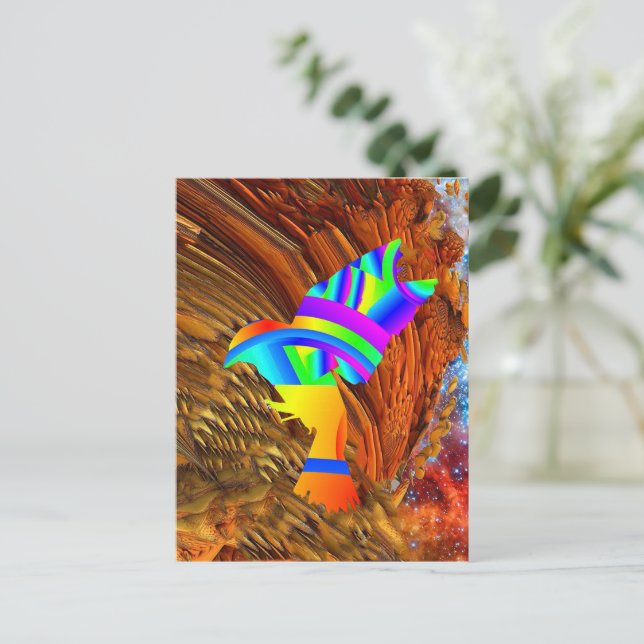 Star Bird Postcard (Standing Front)