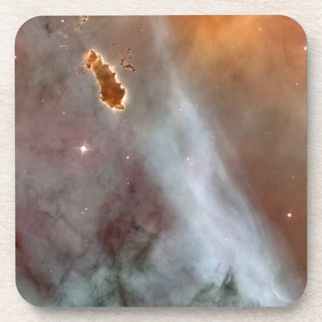 Star Birth and Death in the Carina Nebula Drink Coaster (Front)