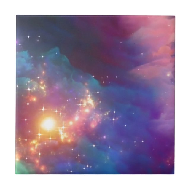 Star birth ceramic tile (Front)