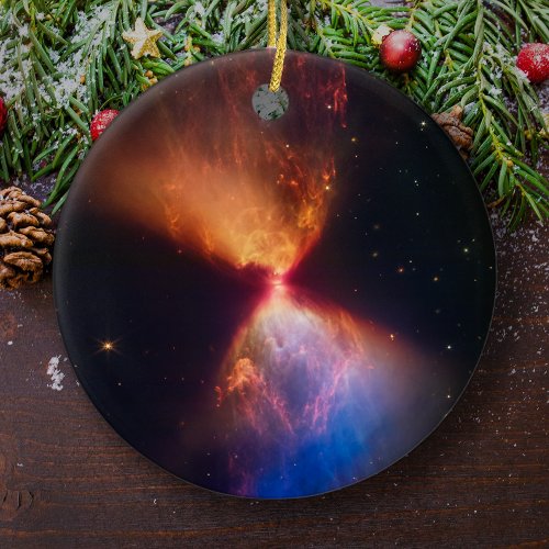 Star Birth James Webb Space Telescope Christmas Ceramic Ornament