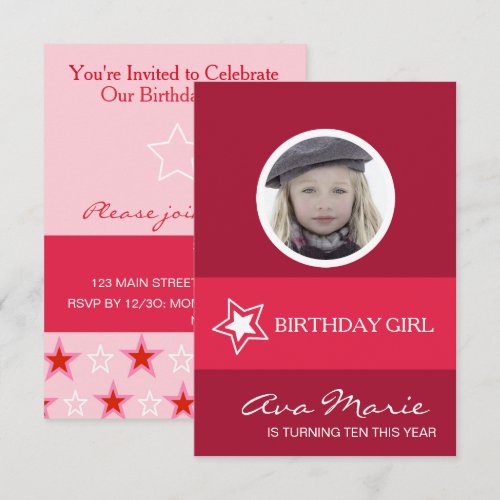 Star Birthday Girl Photo