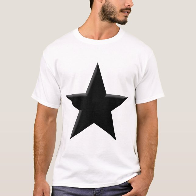 Star - Black T-Shirt (Front)