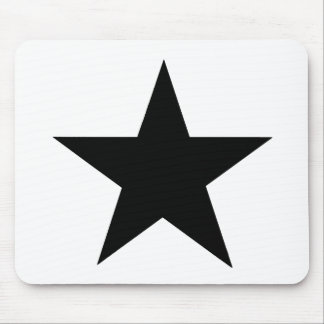 Star Black The MUSEUM Zazzle Gifts Mouse Pad