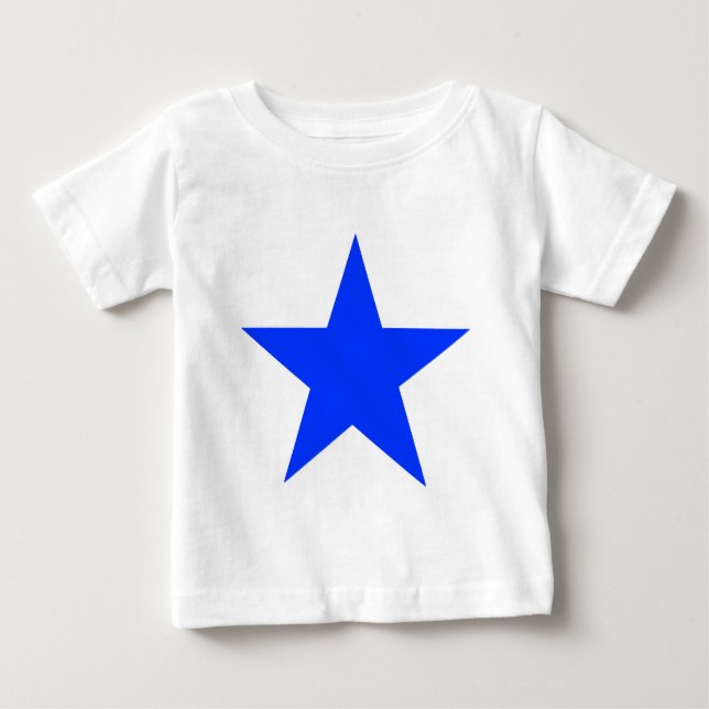 Star Blue The MUSEUM Zazzle Gifts Baby T-Shirt (Front)