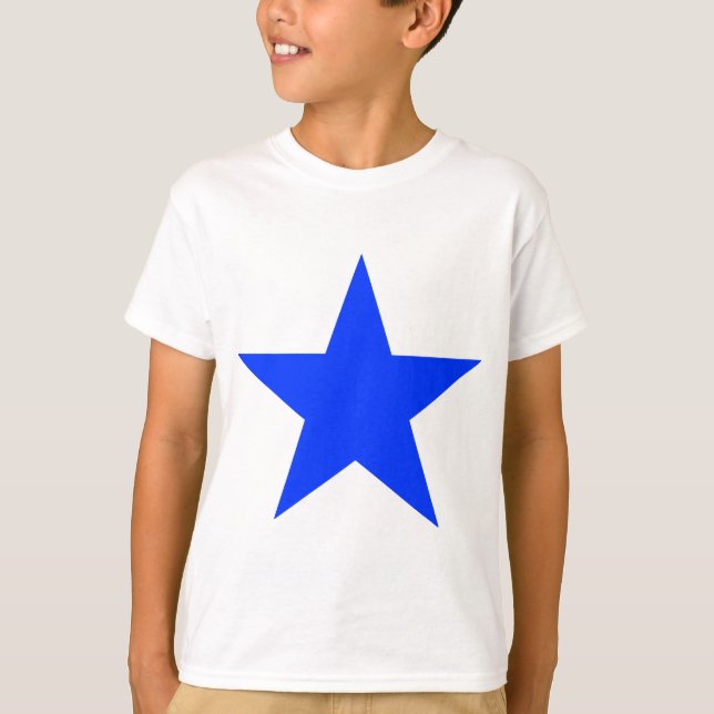 Star Blue The MUSEUM Zazzle Gifts T-Shirt (Front)