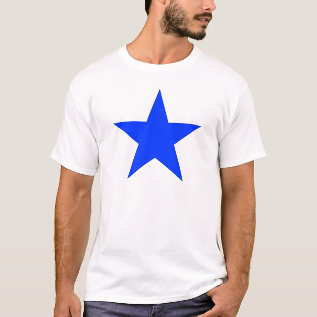 Star Blue The MUSEUM Zazzle Gifts T-Shirt (Front)