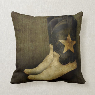 Star Boots Throw Pillow