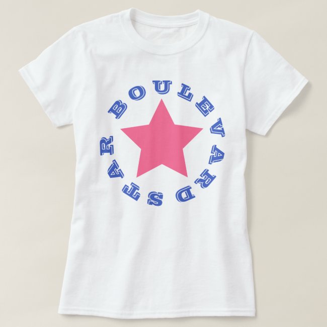 STAR BOULEVARD | Blue Star Women's Basic T-Shirt
