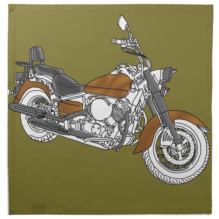 Star Bronze Bike Napkin