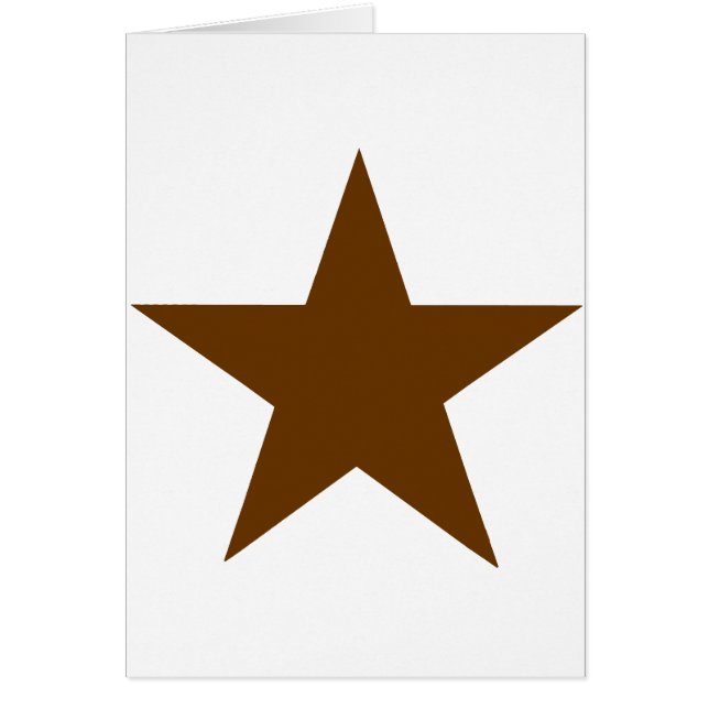 Star Brown The MUSEUM Zazzle Gifts (Front)