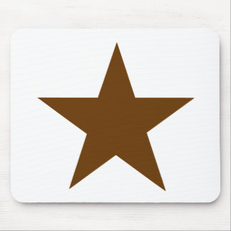Star Brown The MUSEUM Zazzle Gifts Mouse Pad