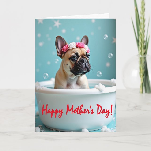 Star Bubble Mothers Day Card (Front)