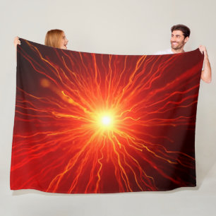 STAR BURST FLEECE BLANKET