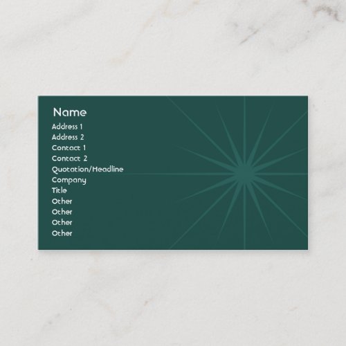 Star - Business Business Card