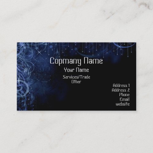 star business card