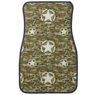 Star Camouflage Style Car Floor Mat