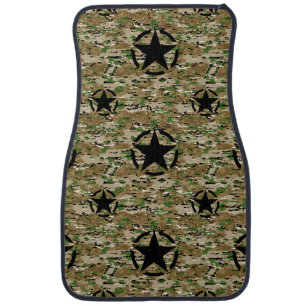 Star Camouflage Style Car Mat