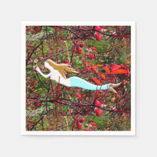 star carrying mermaid napkins