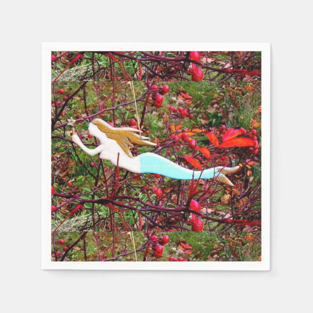 star carrying mermaid napkins (Front)