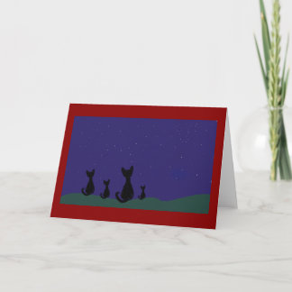 Star Cat Card