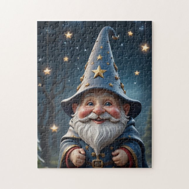 Star-Catcher Gnome Jigsaw Puzzle (Vertical)