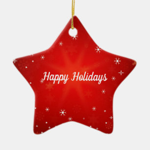 Star Ceramic Ornament