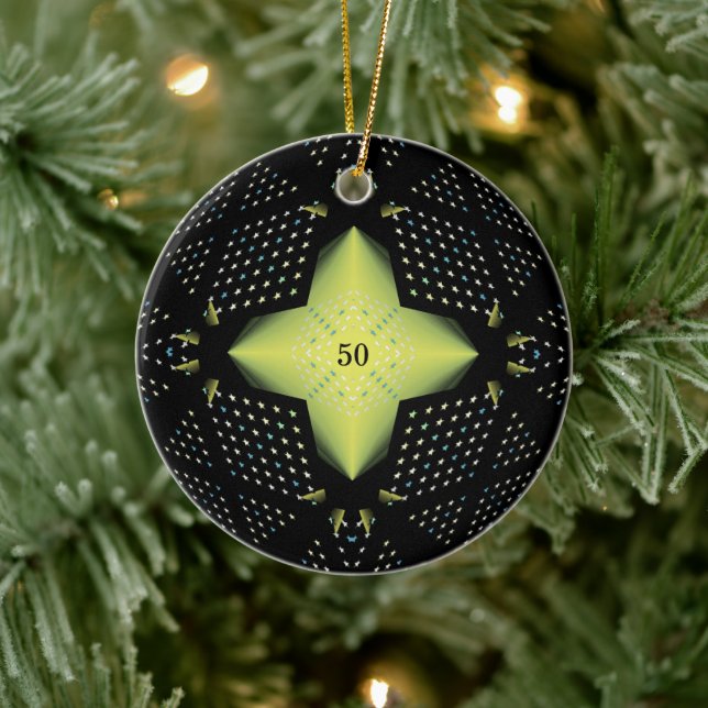 Star Ceramic Ornament (Tree)