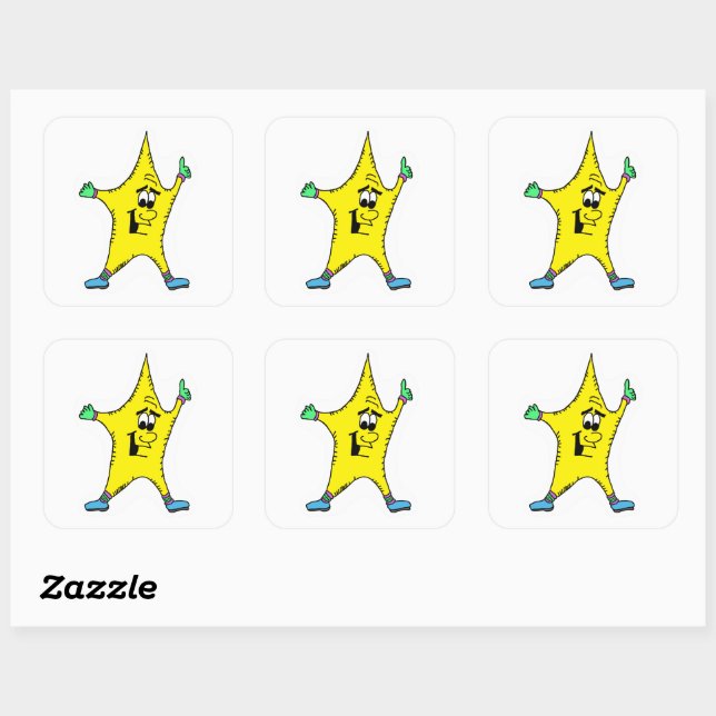 Star Character Sticker (Sheet)