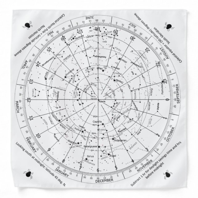 Star Chart Bandana (Front)