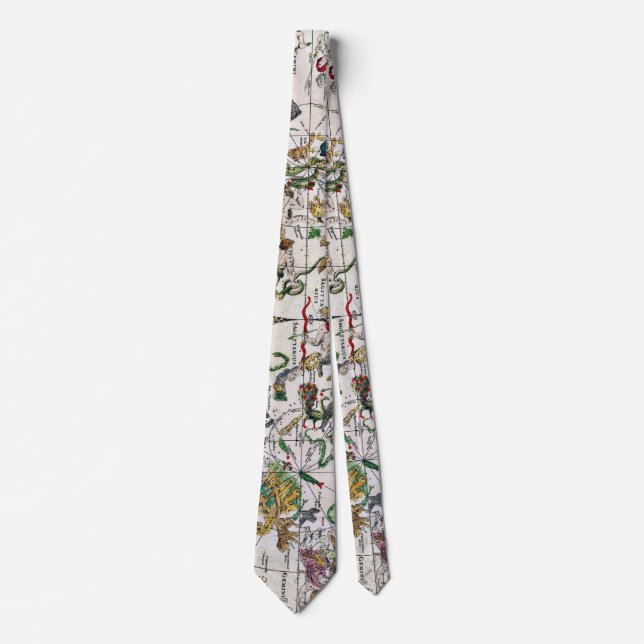 Star chart neck tie (Front)