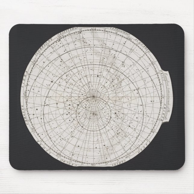 Star Chart of the Northern Hemisphere Mouse Pad (Front)