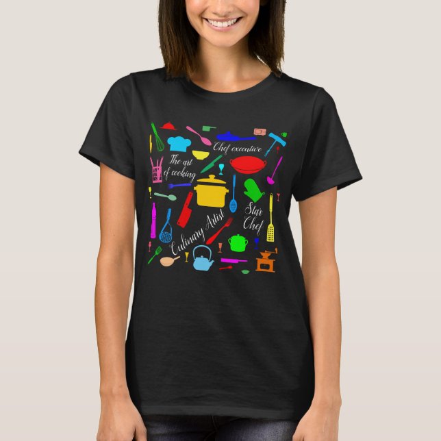 Star Chef funny, elegant, unique, customizable T-Shirt (Front)