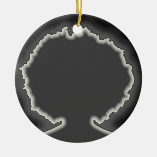 Star Child Ceramic Ornament (Front)