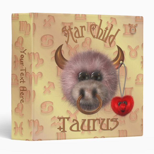 Star Child - Taurus Keepsake Album Binder (Front/Spine)