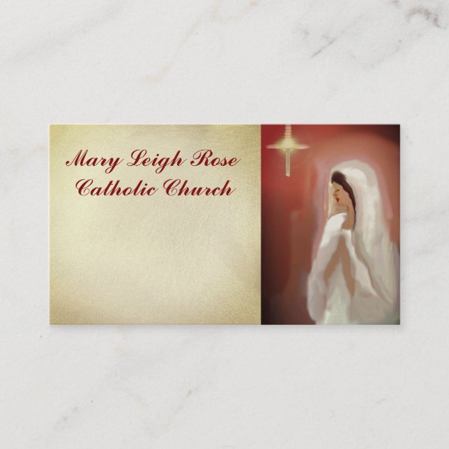 Star Christian Light Cross business card (Front)