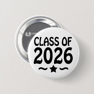 Star Class of 2026 Graduation Button